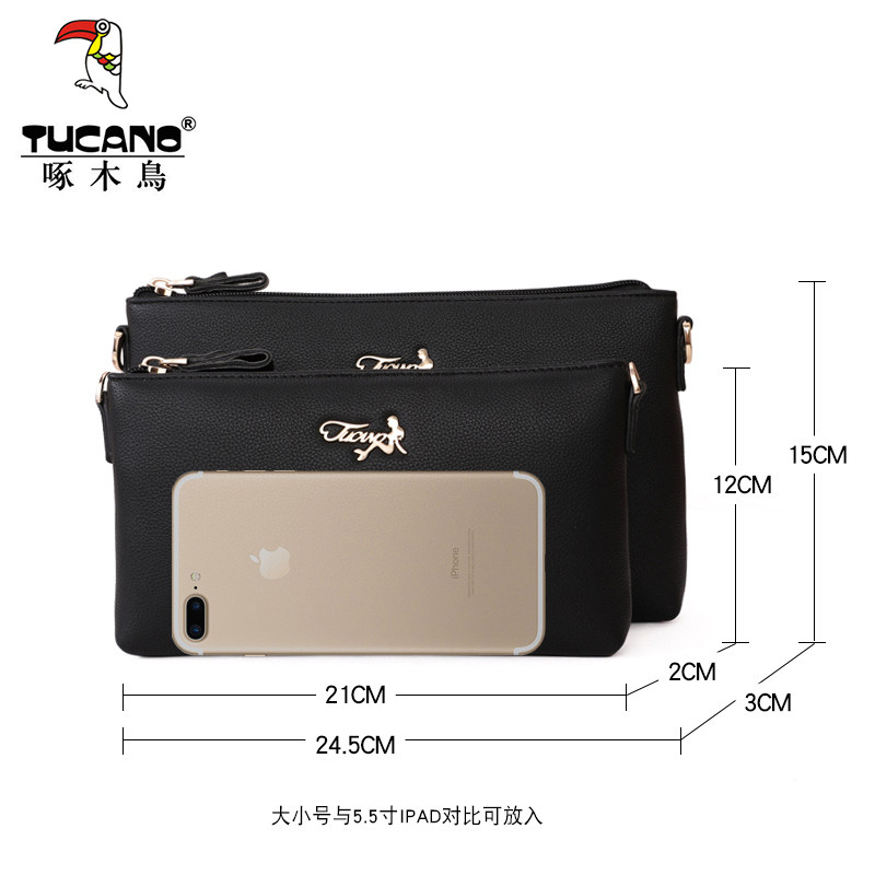 啄木鸟冬2021新款潮中年女斜挎小包 tucano祥喆女士包袋