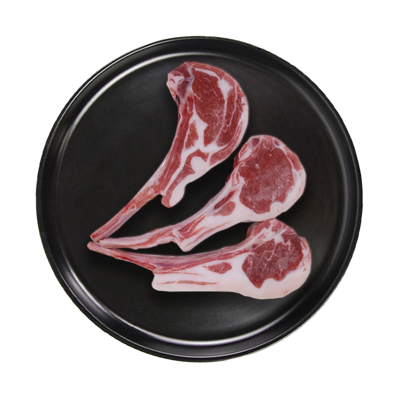 恒都法式原切羊小排200g(4支)*3内蒙古草地羊烧烤 露营 空气炸锅