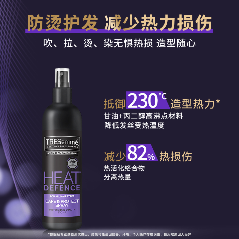 【新品】炫詩防燙免洗護發素順滑修護干枯噴霧發膜護發柔順 300ml_聯合利華海外旗艦店_美發護發/假發