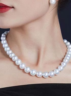 珍珠项链女款2025新款爆款轻奢
