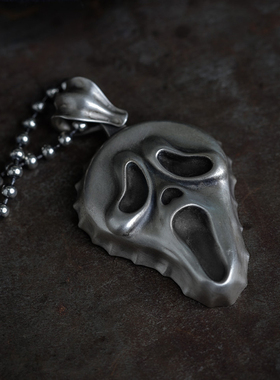 BeeReal中性925银原创吊牌呐喊