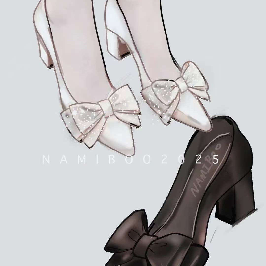 12.28尾款/ 羊皮原创-Namiboo2025新款尖头高跟玛丽珍蝴蝶结单鞋,淘宝优惠券,粉丝福利购,淘宝优惠卷