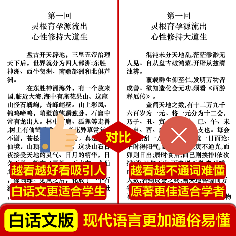 无障碍阅读学生版西游记原著正版吴承恩著北京教育出版社刘青文主编四大名著青少版课外书籍世界名著精选儿童文学小说读物xs-图2