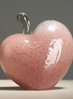 轻奢简约苹果琉璃摆件