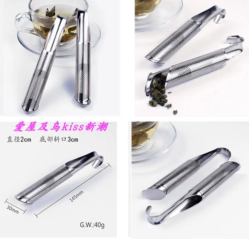 Чай в пакетиках из нержавеющей стали, мундштук