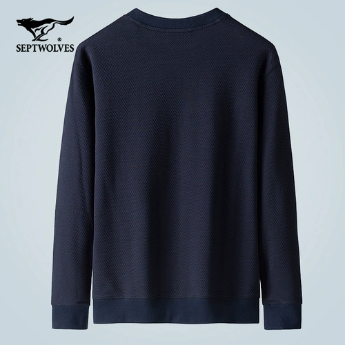 Septwolves, весенняя хлопковая трендовая толстовка, лонгслив, футболка