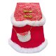Dog Autumn and Winter Warm New Year's Clothes Festive Dog Clothes