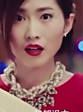 仿珍珠装饰项链欧美风格锁骨链时尚女式晚宴礼服拍摄用品夸张装饰