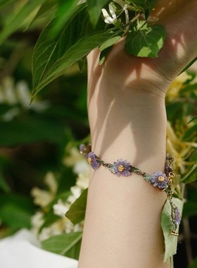 小众michaud花朵复古风超仙手链