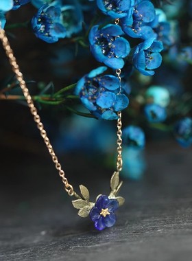 纽约手工绘制高级感项链