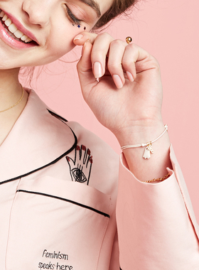 巴黎titlee少女小精灵冷淡风红绳