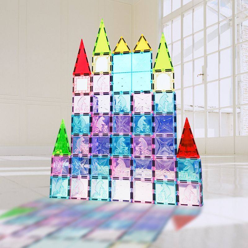 15厘米彩窗大正方钻面透明兼容7.5厘米磁力片补充片光影拼搭积木,淘宝优惠券,粉丝福利购,淘宝优惠卷