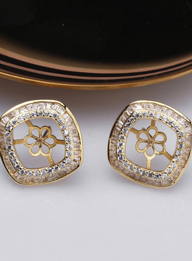 diy配件新款珍珠三件套空托