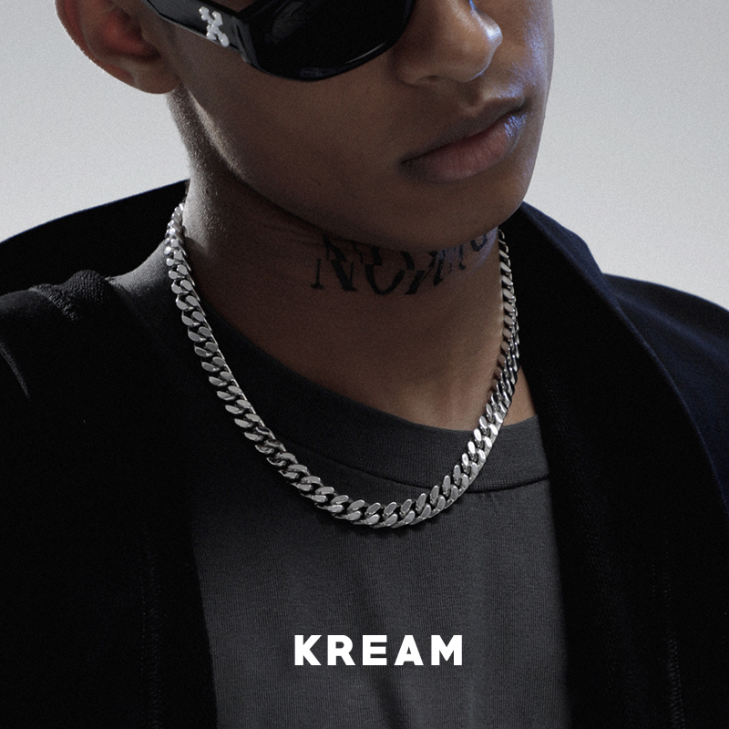 KREAM 7/9mm 立体 古巴项链男嘻哈女同款项链cuban link锁骨链 - 图0