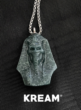 KREAM 天然翡翠法老项链男女同款复古欧美嘻哈
