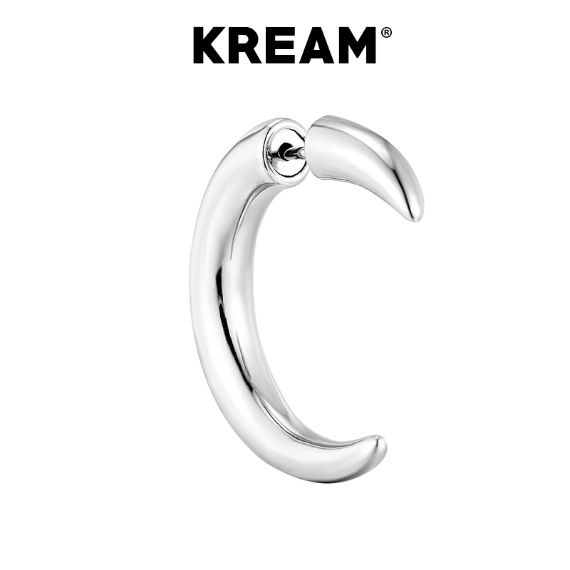 KREAM 月牙耳环男嘻哈女同款欧美简约个性耳钉情侣