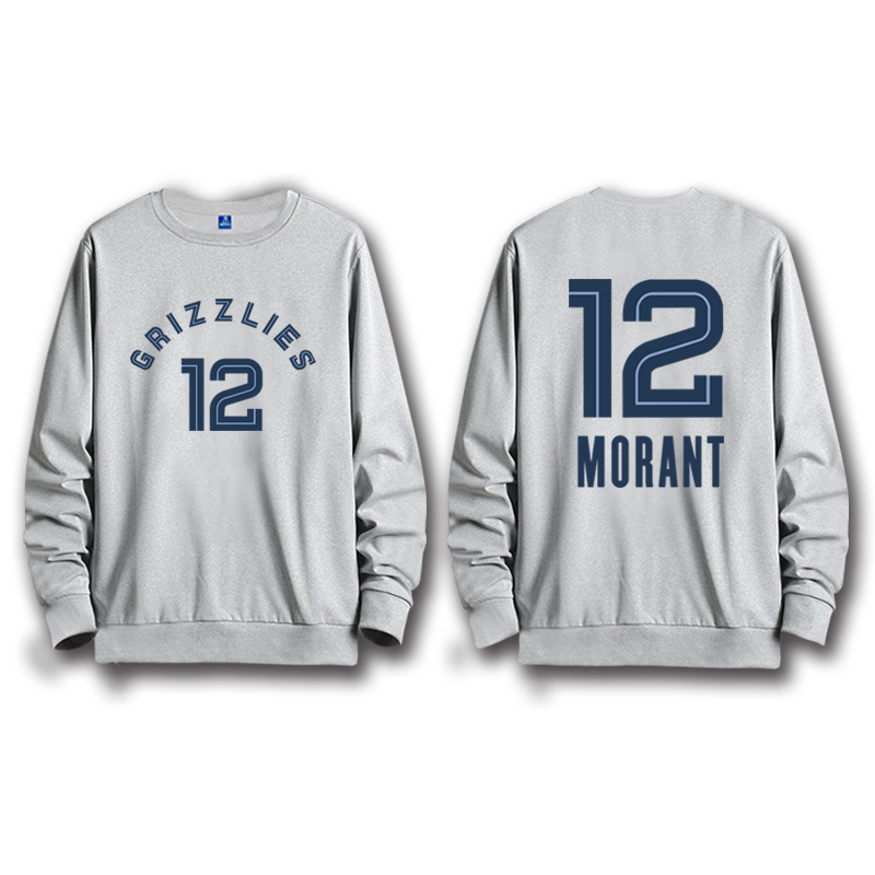 可定制灰熊贾莫兰特训练男运动卫衣 兴川卫衣