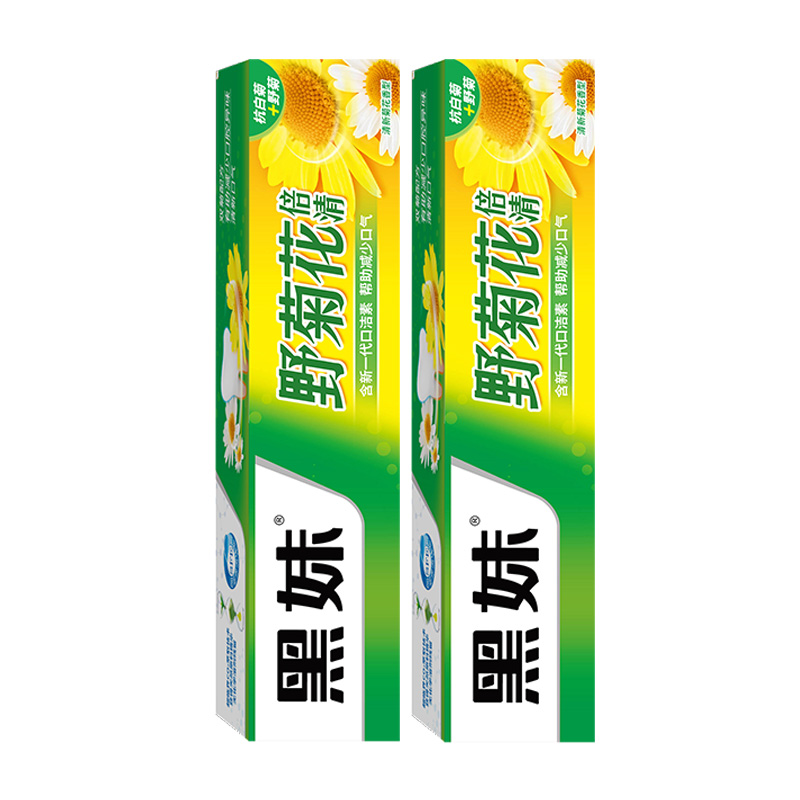【店長推薦】黑妹野菊花牙膏家庭實惠裝囤貨清新口氣大容量牙膏_康博士居家日用專營店_洗護清潔劑_衛生巾_紙_香薰