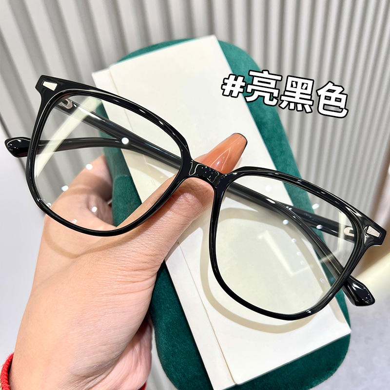 TR90大框显瘦显白修饰镜框架可配近视度数防蓝光眼镜时尚韩版潮-图1