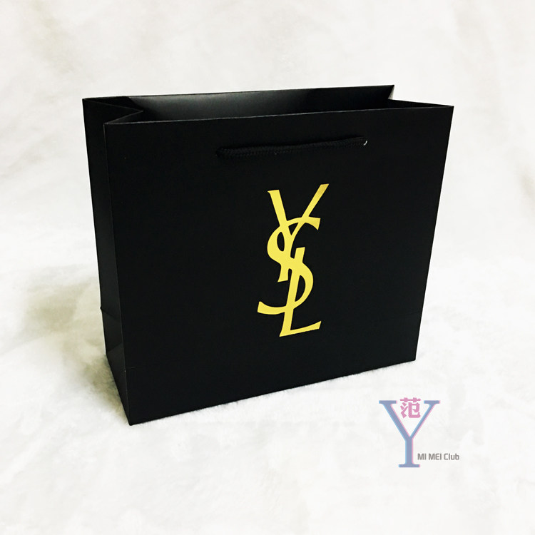 Ysl圣罗兰纸袋口红香水化妆品手提袋包包鞋子礼品袋包装购物袋子 九块九特卖网
