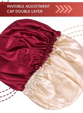 Hair Accessories Hair Nets Satin Bonnet For Sleeping Curly B