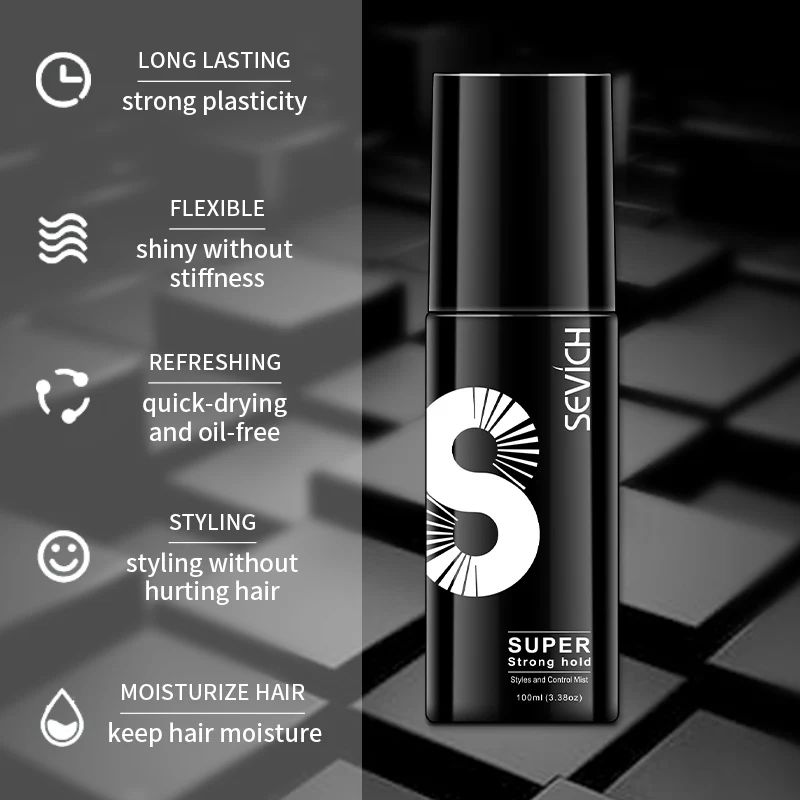 Sevich Hair Fixing Spray 100ml Men's Salon Styling Water Pro - 图1