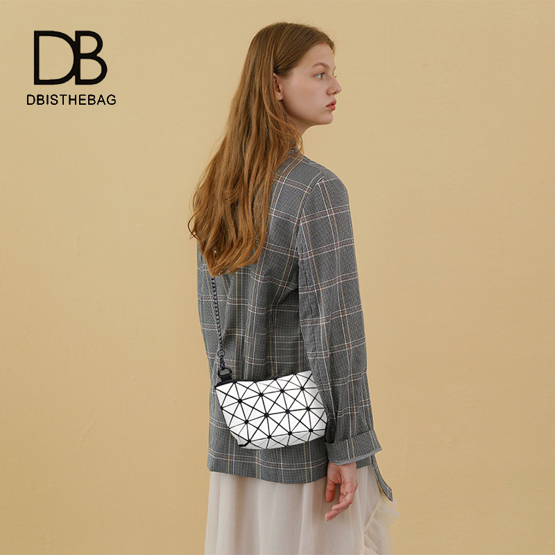 新款2020菱格几何斜跨小包夏手拿包 eurodb女士包袋