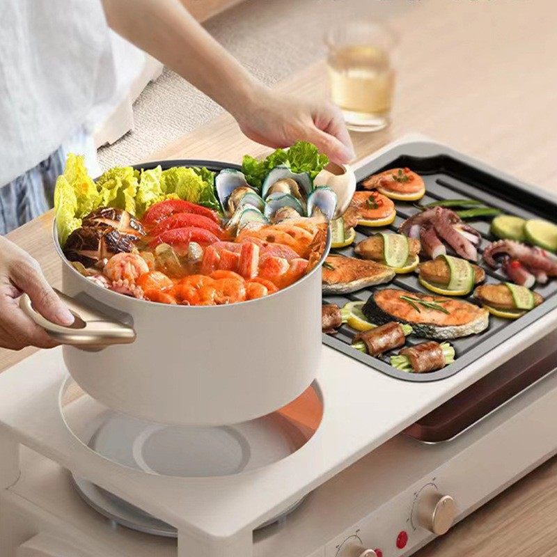 德国新款烧烤炉火锅烤肉两用大容量家用无烟便携式多功能烤盘烧烤,淘宝优惠券,粉丝福利购,淘宝优惠卷