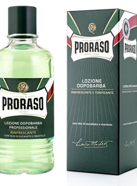 Proraso博拉索桉树薄荷进口须后水男士须后补水护理爽肤水400ml
