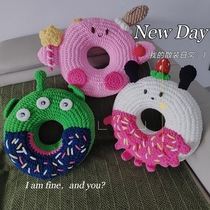 Hook for a crochet and a cuddle with a pillow.