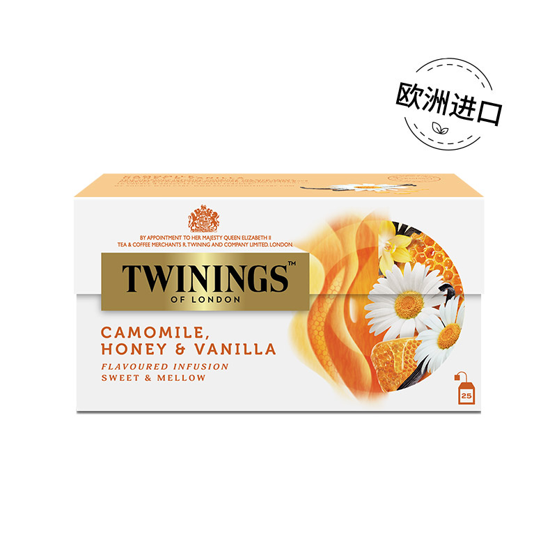 TWININGS川宁洋甘菊花蜂蜜香草茶 SLEEP花茶袋泡茶 安睡洋甘菊