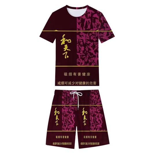 Qingdao blue girl suit bar creative interesting short-sleeved popular funny lotus short-sleeved Suyan T-shirt summer uniform