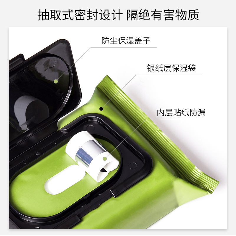 健美创研旗舰店牛油果卸妆湿巾卸妆用脸部温和深层清洁一次性抽取式水棉性便捷装1