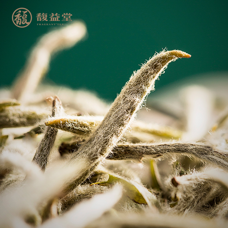 馥益堂福鼎白茶2022年明前花香特级白毫银针白茶50g散茶罐装银针-图1