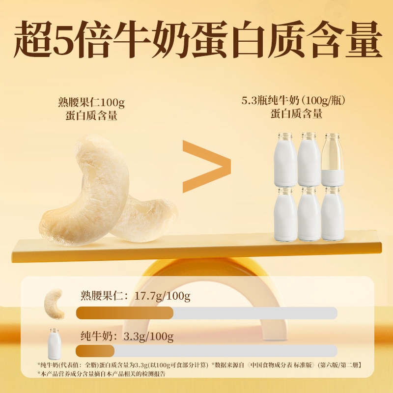 老街口原味熟腰果仁250g去皮坚果越南新货干果烘焙原料散装小零食,淘宝优惠券,粉丝福利购,淘宝优惠卷