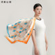Embroidered lady's small square scarf fashionable women's silk scarf