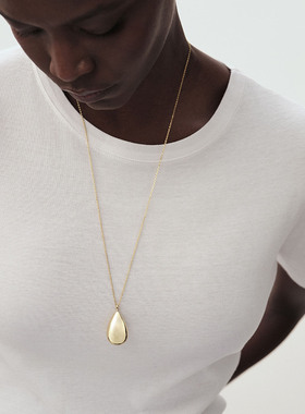 AGATHA/瑷嘉莎DANAE水滴系列项链轻奢高级新毛衣链吊坠圣诞礼物