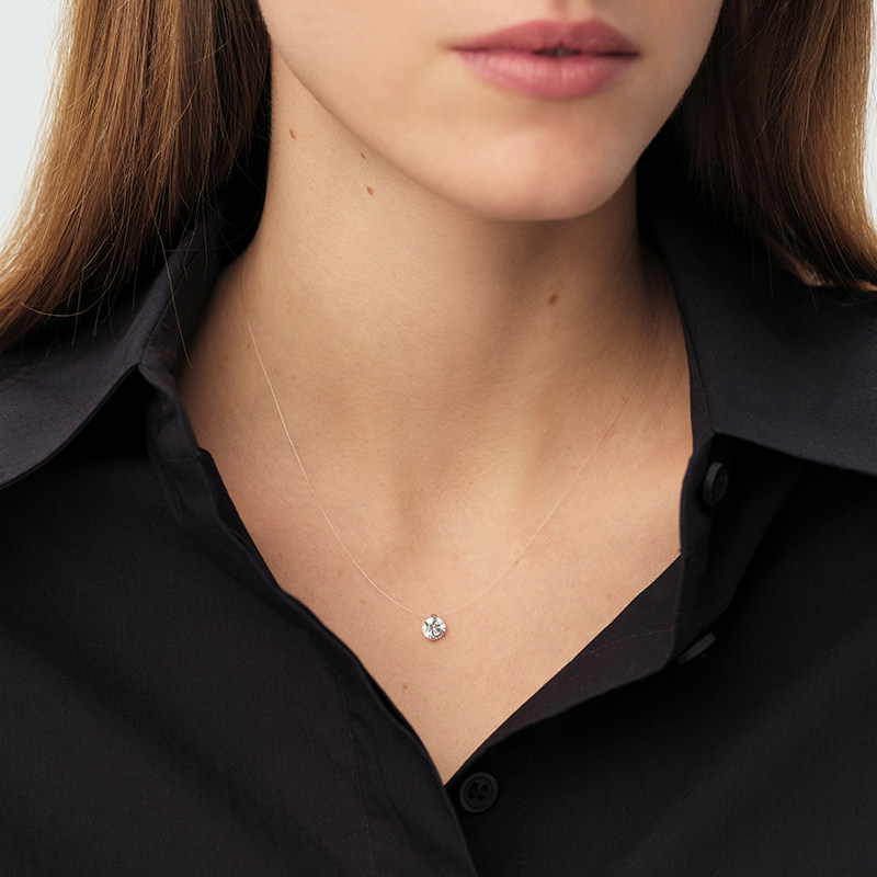 【李若彤同款】AGATHA/瑷嘉莎人鱼之泪项链锁骨链璀璨生日礼物