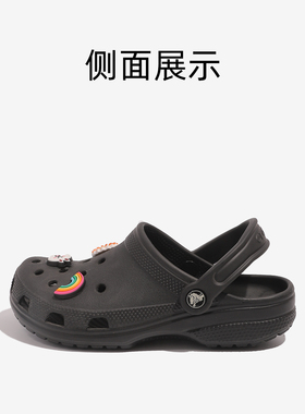烈鲨骑仕洞洞鞋鞋花卡通鞋扣配饰