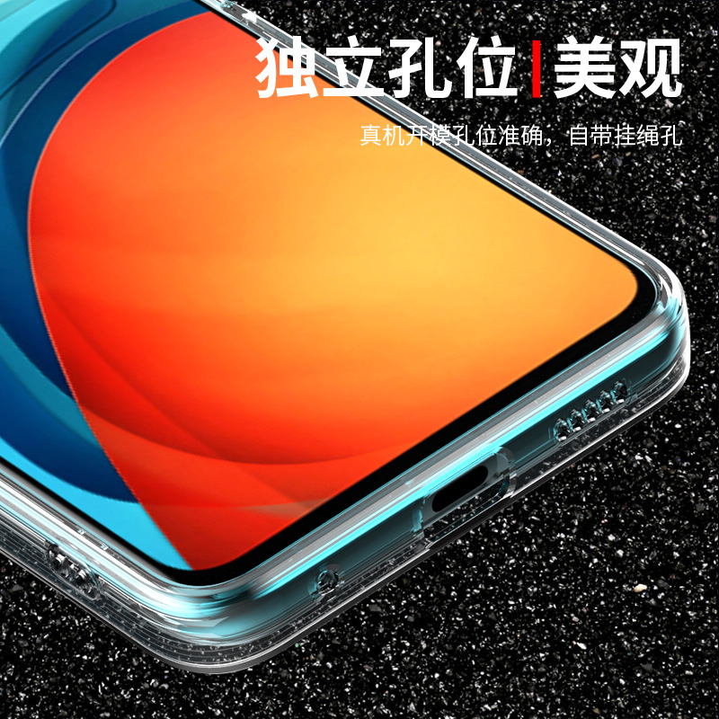 希凯适用红米NOTE10PRO手机壳小米Redmi note10透明软壳5G新款硅胶防摔全包边外壳男女简约个性创意指环支架 - 图3