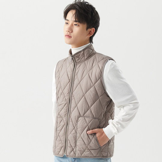 羽绒棉男士2025新款马甲男款秋冬外套保暖内穿棉背心男式休闲马夹