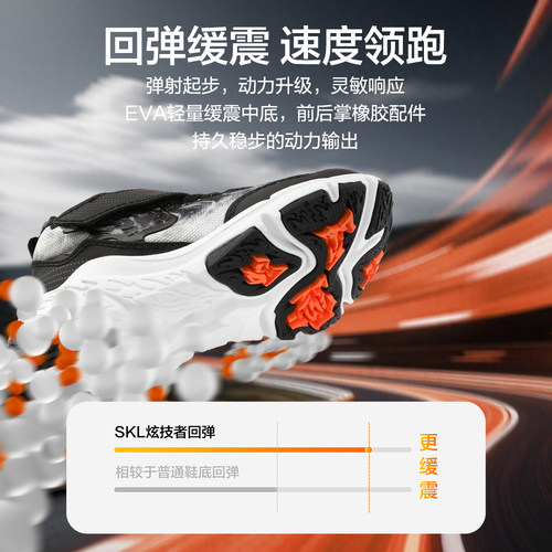 童鞋男童中大童月星炫酷运动鞋3E综训鞋机能鞋轻量跳绳户外鞋女孩 - 图2