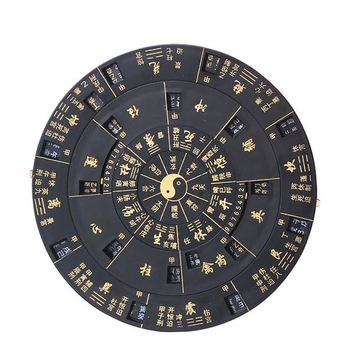 Fuguang Pu Zhao Round Multi -Rotary Rotary Compass Компаса Доставка диска Описание книги, чтобы отправить пять императоров денег