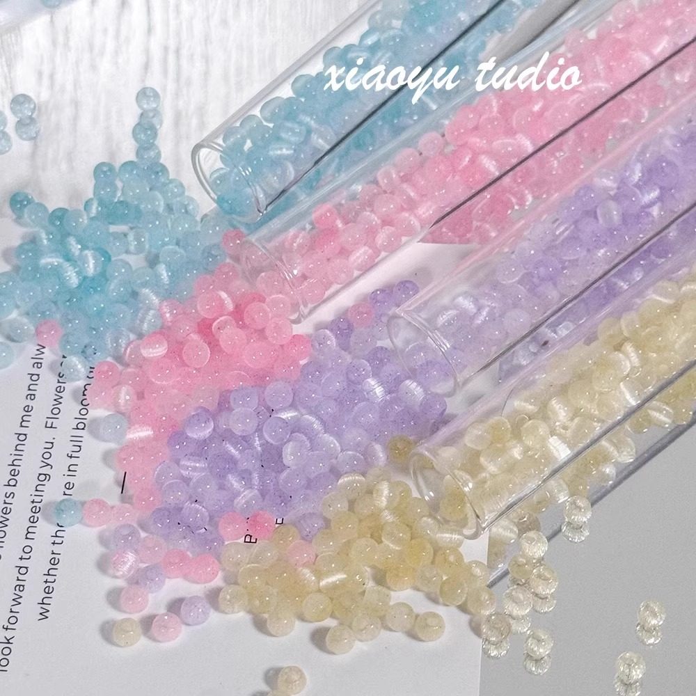 4mm猫眼石手链diy材料女孩手工串珠米珠散珠水晶小玩具儿童穿珠子,淘宝优惠券,粉丝福利购,淘宝优惠卷