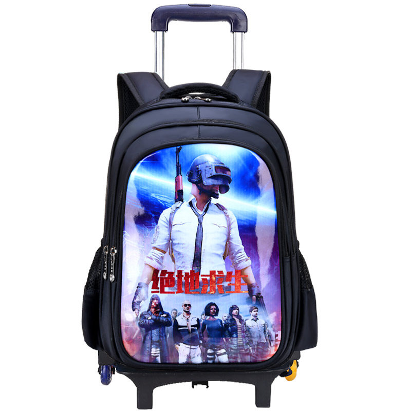 小学生手拉杆背两用女男孩六轮书包 迪恩伯瑞双肩背包