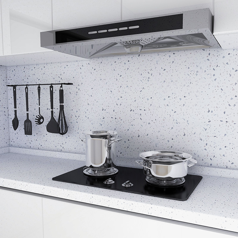 厨房防油贴纸防水自粘墙纸防潮灶台台面橱柜子翻新大理石墙贴,淘宝优惠券,粉丝福利购,淘宝优惠卷