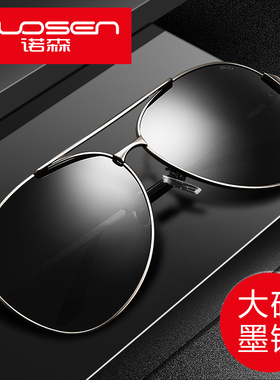 太阳镜男士大脸偏光胖子开车司机