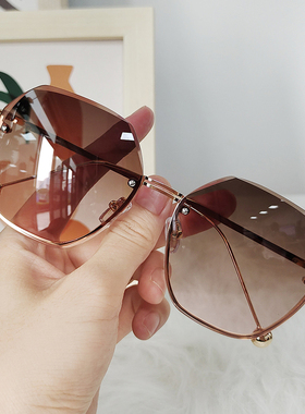 新款潮夏季防晒网红大脸太阳眼镜