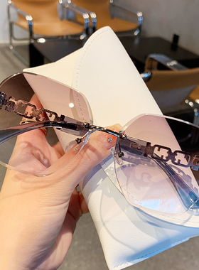 渐变色太阳镜女防紫外线