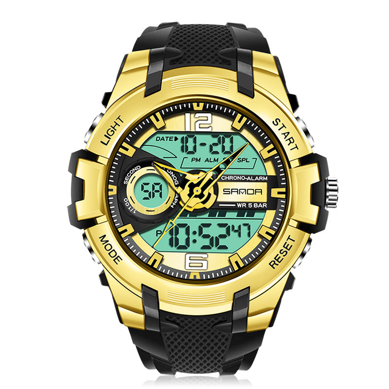 户外男士特种兵初高中学生潮流闹钟 三达手表国产腕表